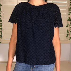 J Crew dress Navy shirt